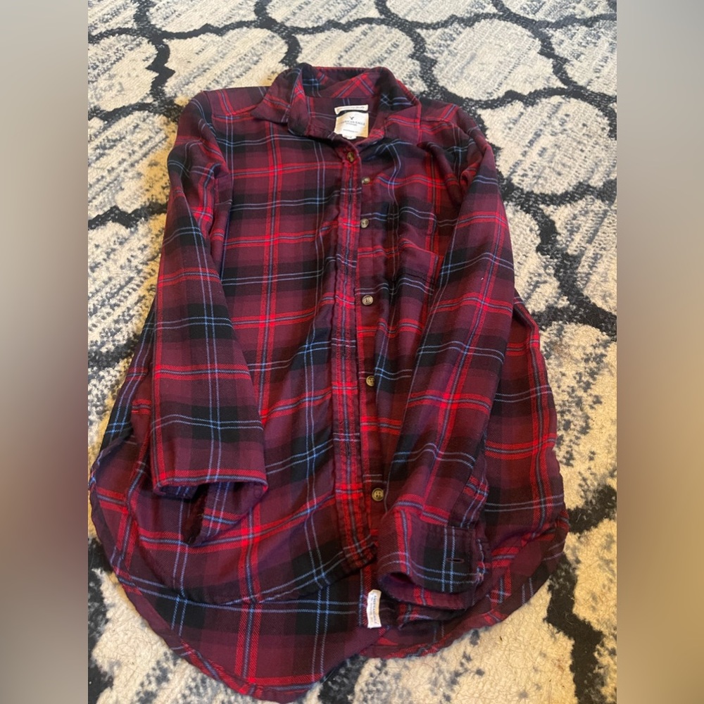 Plaid top